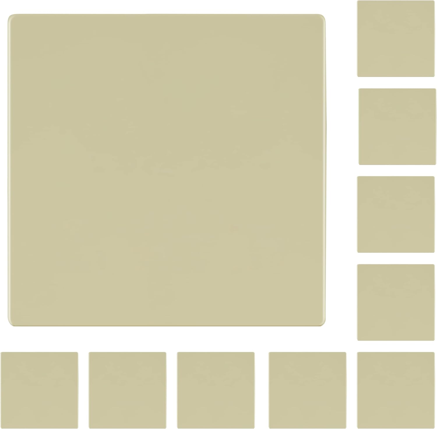LIDER Double Blank Wall Plate for Modern Home Upgrade