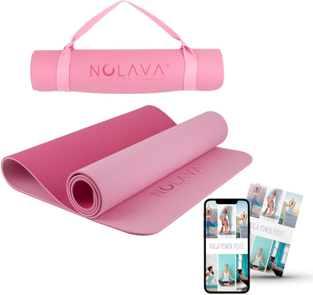 NOLAVA Eco-Friendly Yoga Sets - Non-Slip, Complete - For Pilates & Fitness