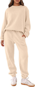ANRABESS Women's Two Piece Sweatsuit Lounge Set - Cozy Everyday Fit