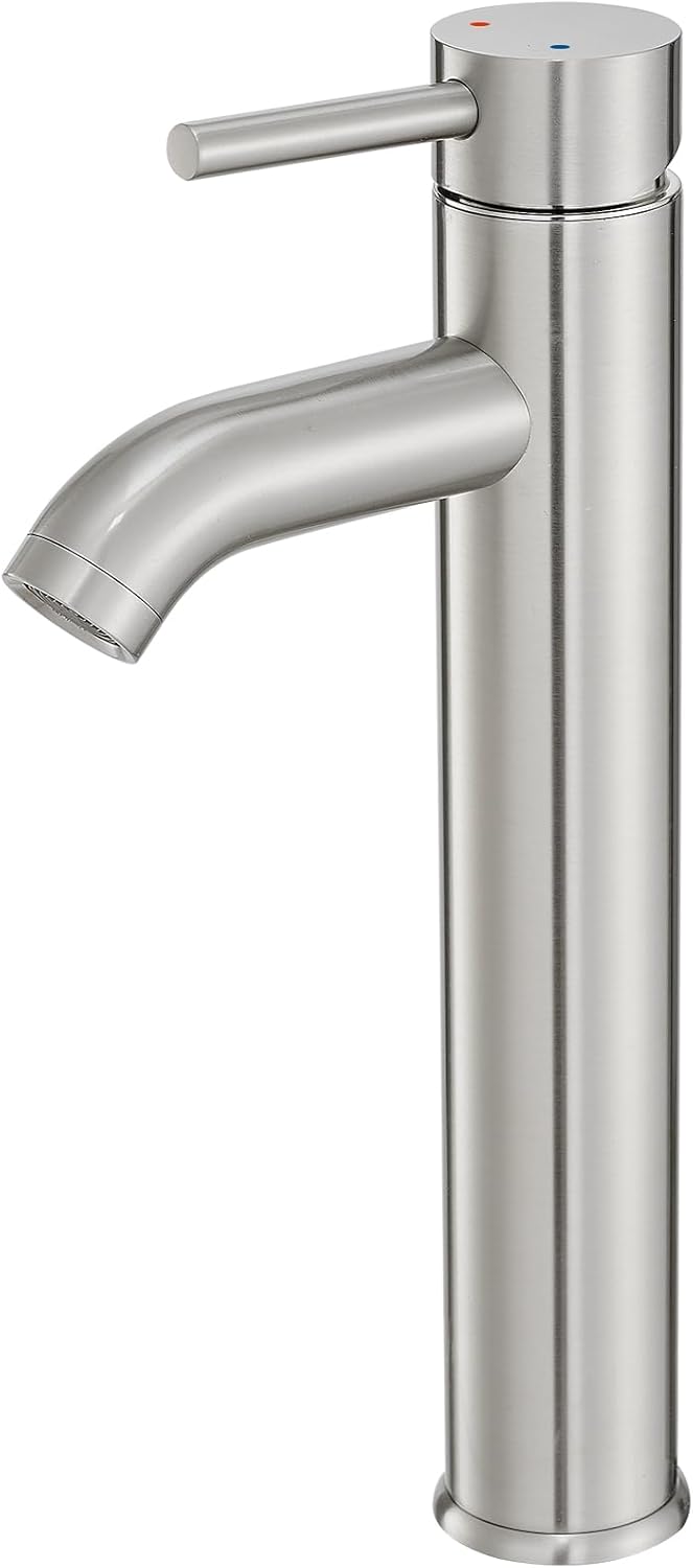 Vessel Sink Faucet Chrome Modern Tall Bathroom Faucets Review