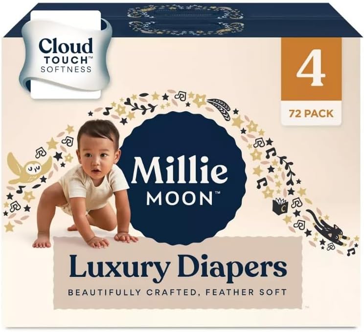 Millie Moon Luxury Diapers Size 4 for Ultimate Comfort