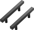Ravinte 30 Pack Black Cabinet Handles 3 in Square Pulls - Matte Black