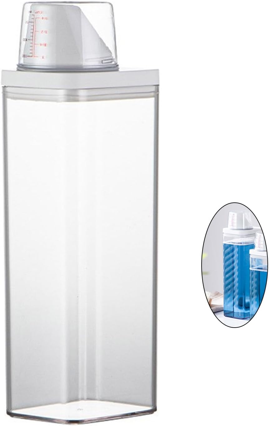 Convenient Laundry Detergent Dispenser with Measuring Cup - HYBEW