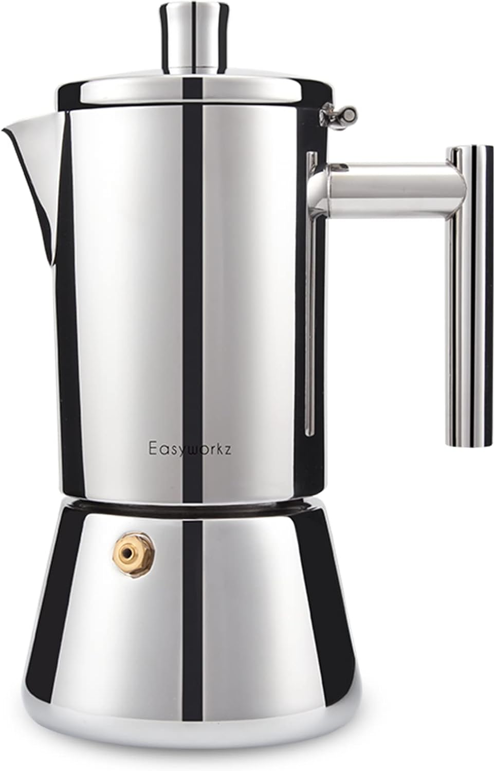 Easyworkz Stainless Steel Espresso Maker - 4 Cup Induction Pot