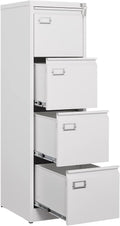 4 Drawer File Cabinet Vertical Filing Cabinet for Home Office - Secure