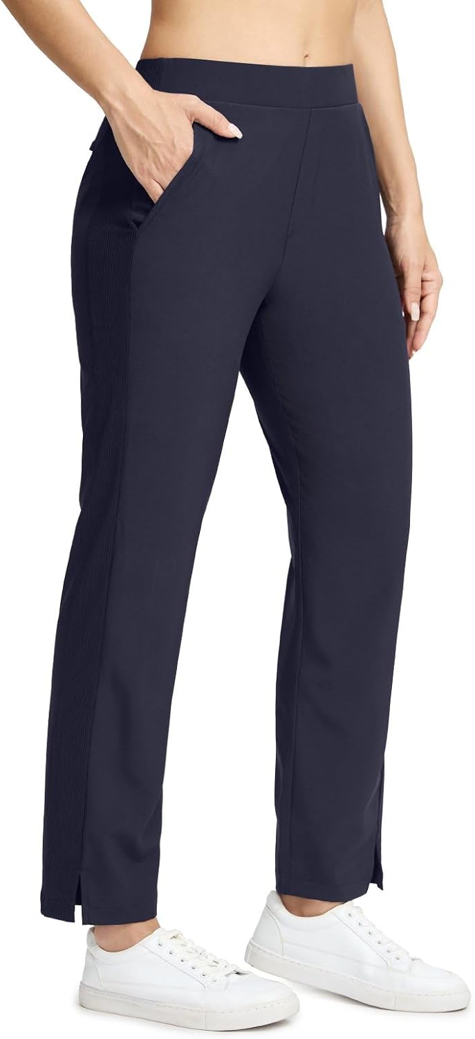 Seamaid Women's Golf Pants with Deep Pockets for Travel