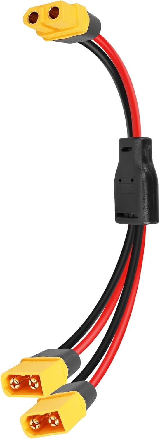 GINTOOYUN XT60 Y Splitter: Power 2 Devices Simultaneously!