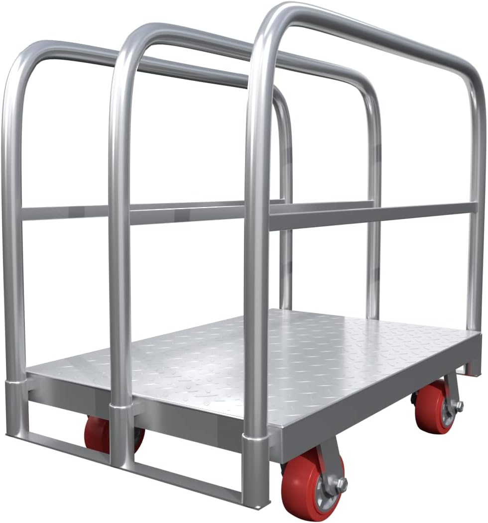 Heavy Duty Steel Panel Truck Cart with 2500 lbs Capacity