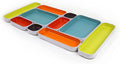 Three by Three Seattle 10 Piece Shallow Metal Organizer Tray Set