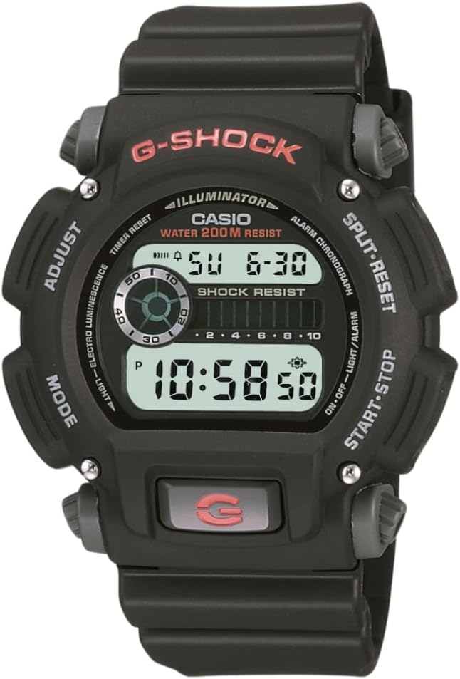 Casio G-Shock | 1/100 SEC Stopwatch | Countdown Timer | LED Light ...