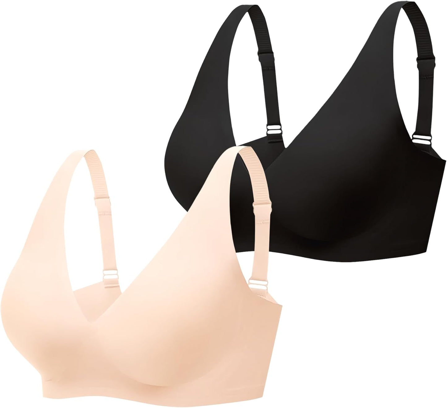 Gailife Deep V Bras for Women Wireless Push Up Comfort Support