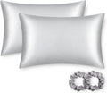 ALASKA BEAR Silk Pillowcase Set for Luxurious Hair and Skin Treatment