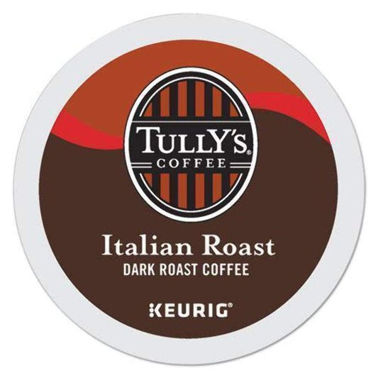 Tully's Coffee Italian Roast Dark Roast K-Cup Pods 144 Count