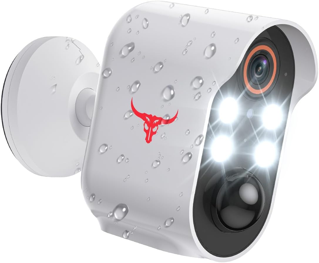 BoilNano Wireless Security Cam: Color Night Vision