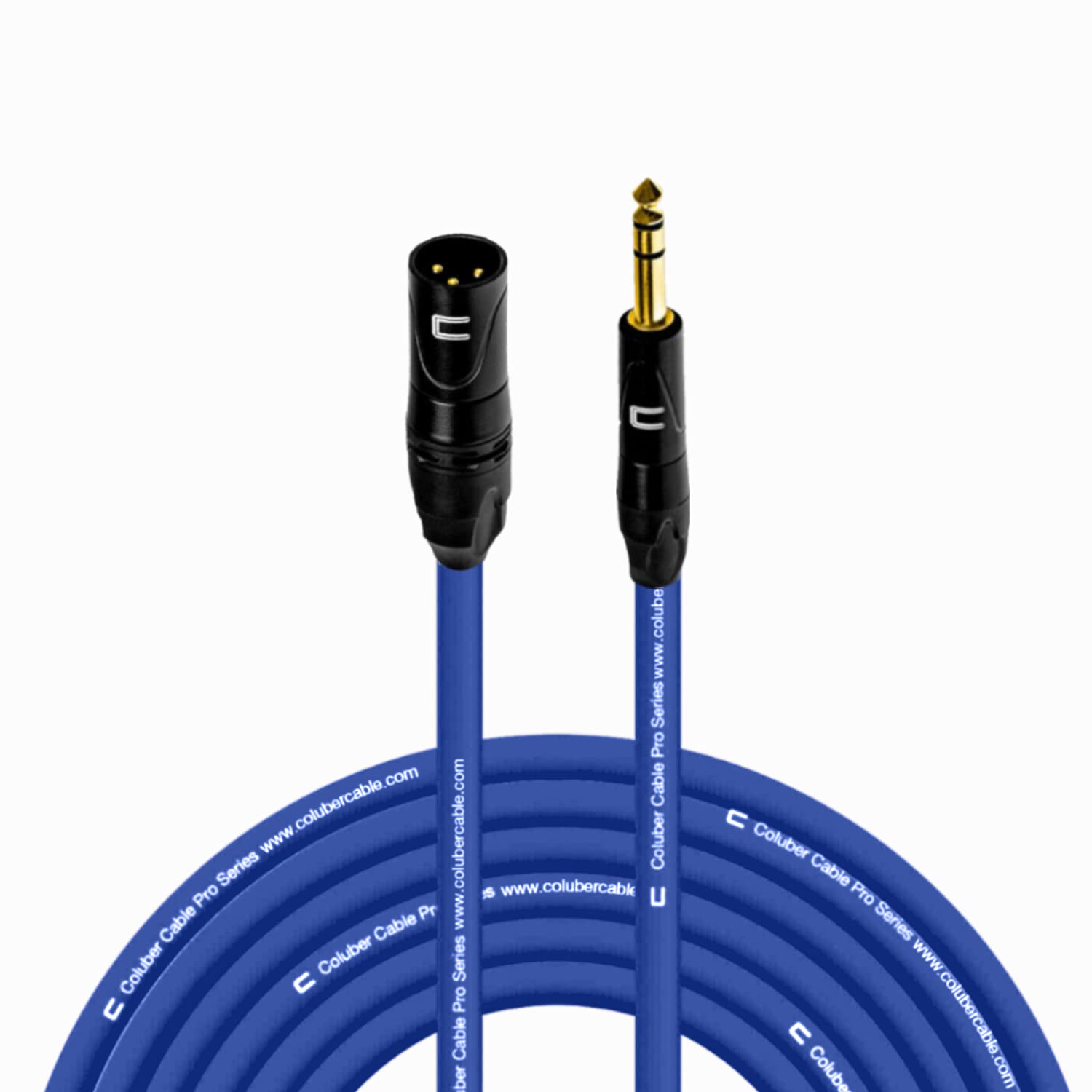 Balanced XLR Cable Male to 1/4 TRS - 50 Feet for Pro Audio