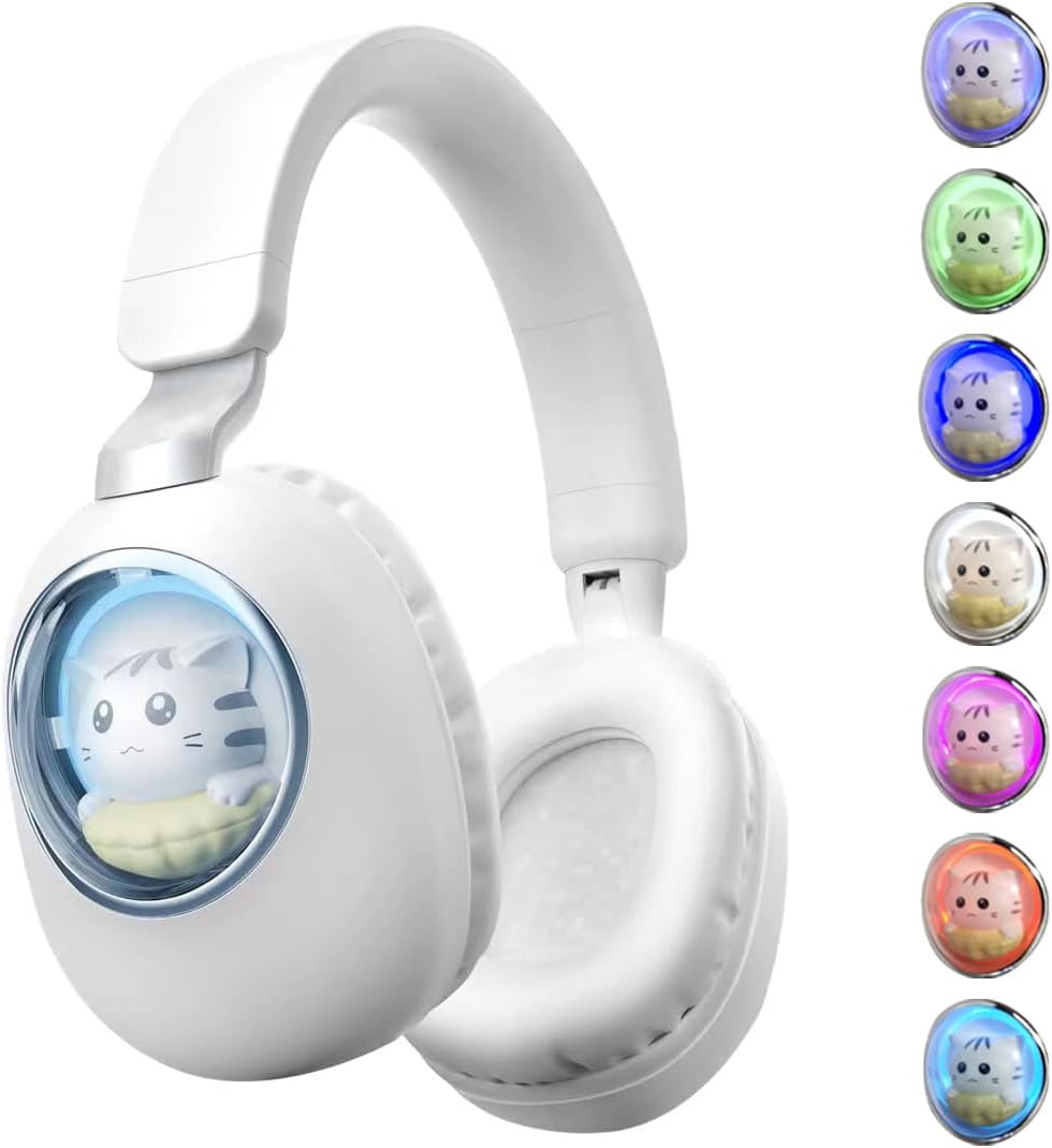 YUSONIC Wireless LED Kids Headphones - Fun & Functional!