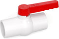 GASHER 4 in PVC Ball Valve Shut Off Switch - Durable Control Valve