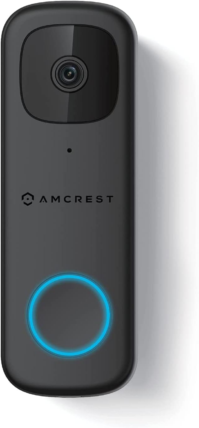 Amcrest Video Doorbell Pro - Enhanced Security & AI Detection