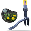 Rocklin Stand Up Weed Puller Tool - 4 Claw Steel Head - Easy Weeding
