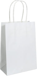 PTP White Kraft Paper Tote Bags - Recyclable and Customizable