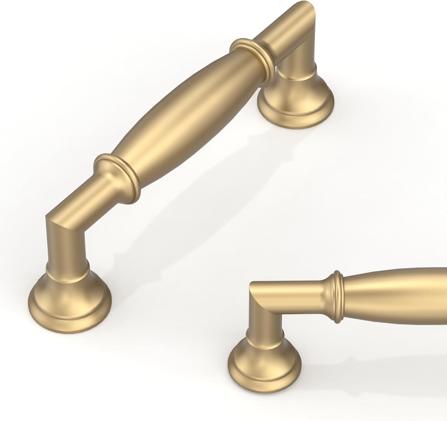 10 Pack Champagne Bronze Cabinet Pulls for Kitchen Cabinets