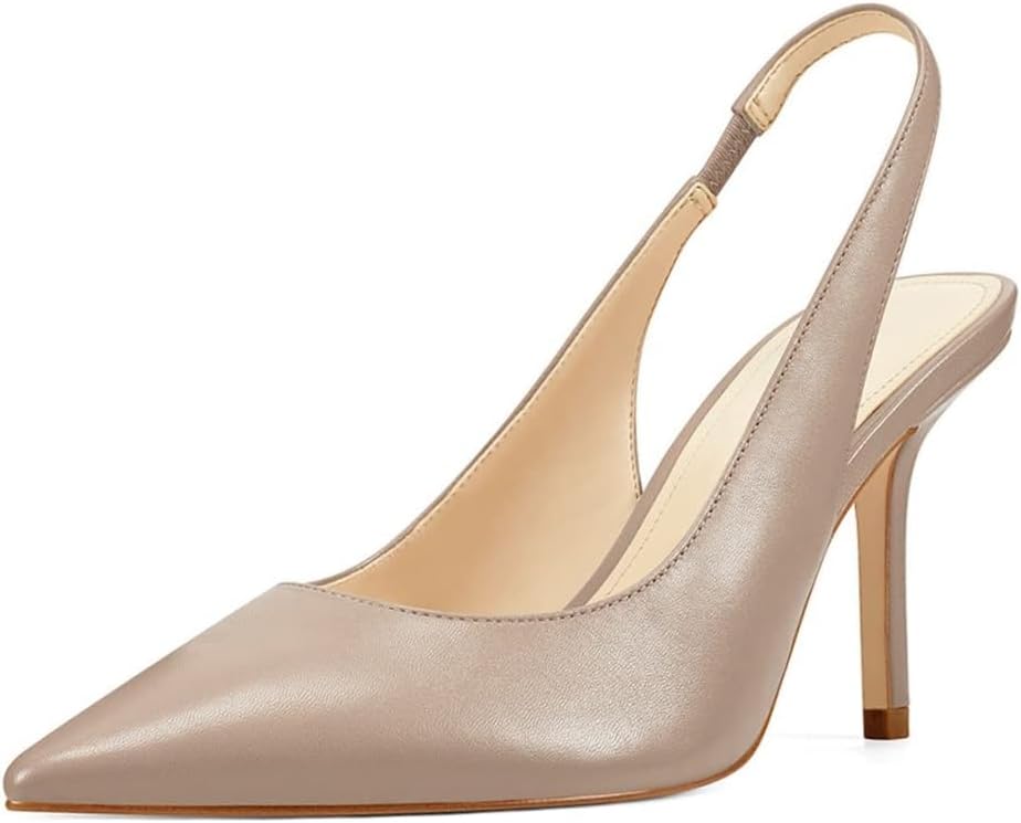 Womens Slingback Pointed Toe Stiletto Pumps for Any Occasion