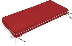Double Piping Bench Cushions for Indoor and Outdoor Use
