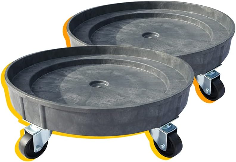 Heavy Duty Plastic Drum Dolly for 30 and 55 Gallon Barrels