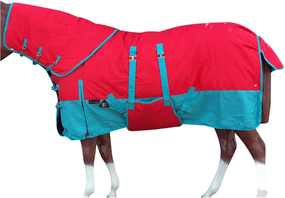 HILASON 1200D Waterproof Winter Horse Turnout Blanket 72 in