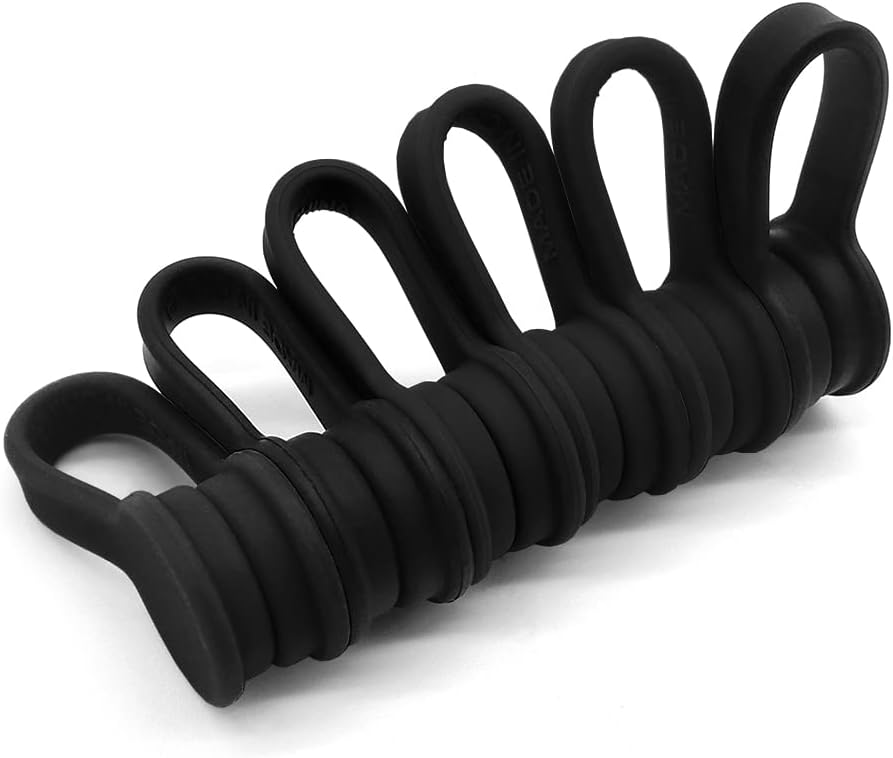 Viaky Black Magnetic Cable Clips - Organize with Ease!