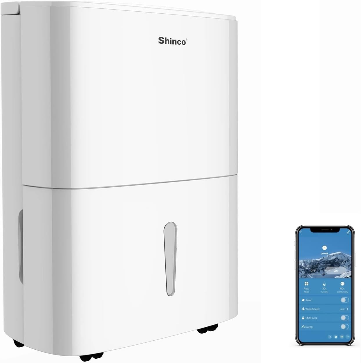 150 Pint Energy Star Dehumidifier with Pump for Large Rooms
