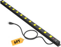 12 Outlet Long Power Strip with 6FT Cord - Wide Spaced Heavy Duty