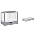 Colby 4-in-1 Convertible Mini Crib with Trundle - Space-Saving Nursery
