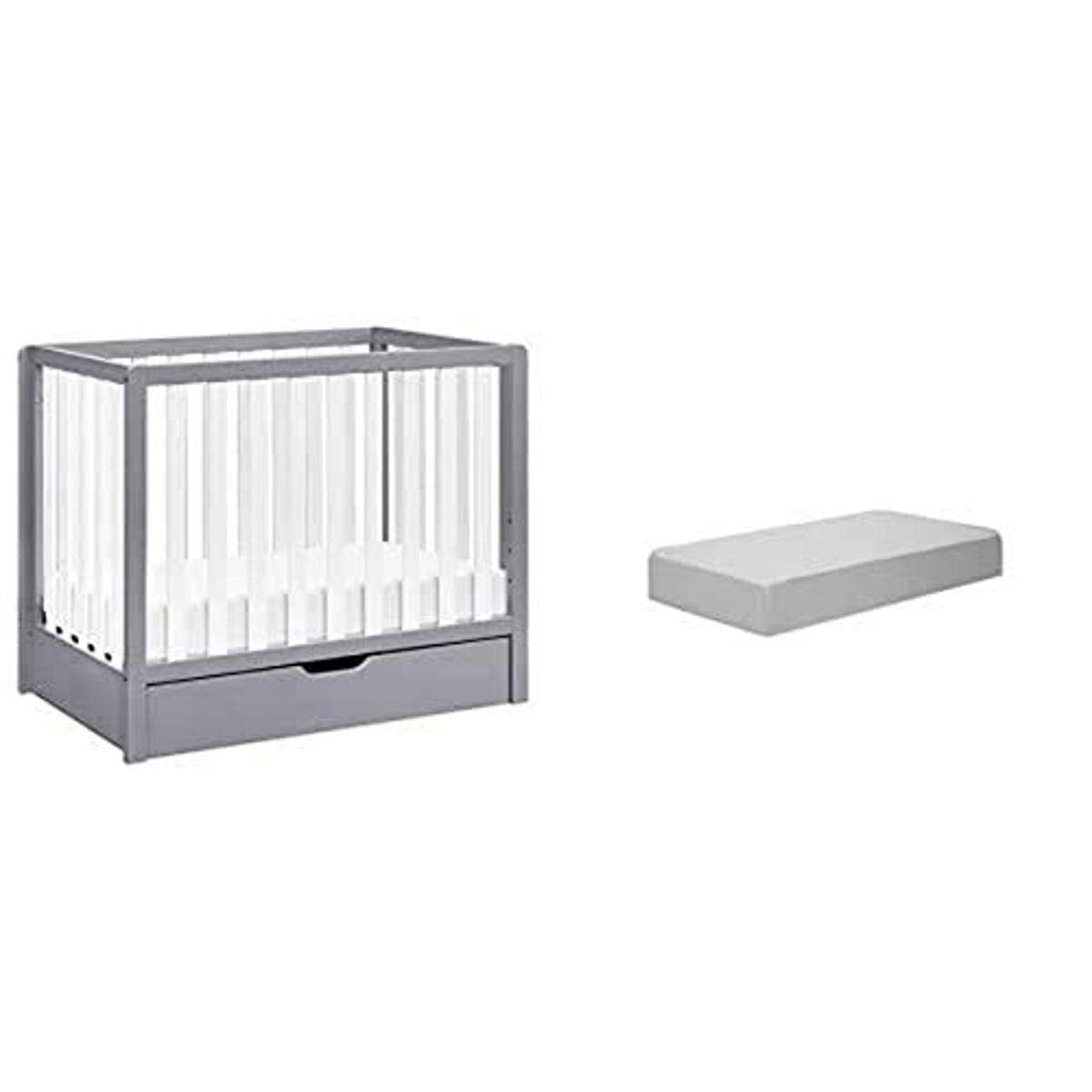 Carter's Colby 4-in-1 Convertible Mini Crib with Trundle