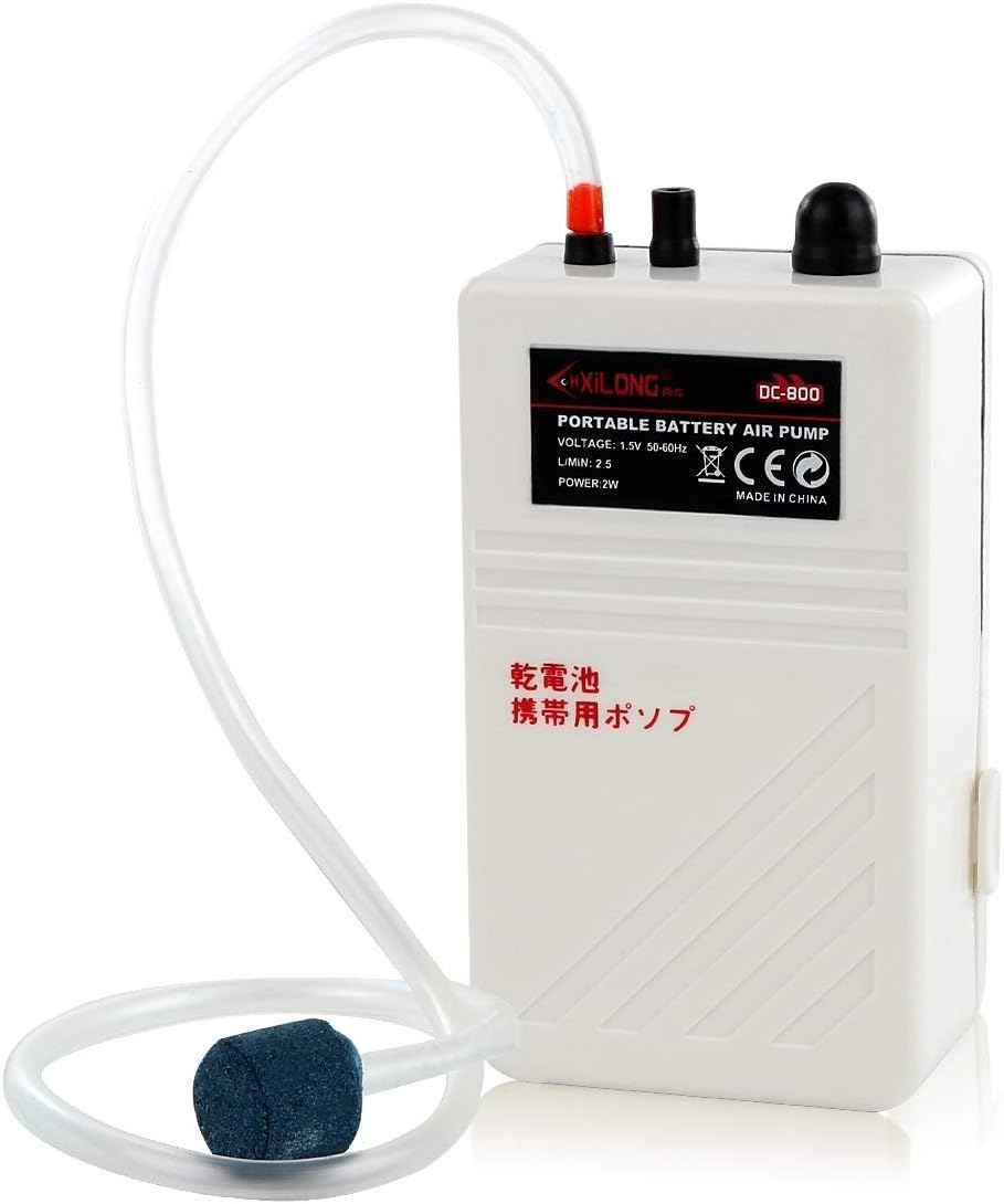 Emergency Backup Oxygen Pump for Fish Tanks