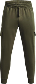 Under Armour Mens Rival Fleece Cargo Jogger - Soft, Warm Fit Track
