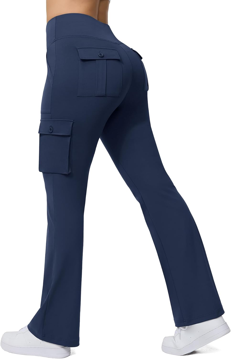 Yoga Flare Leggings for Women High Waisted Cargo Pants