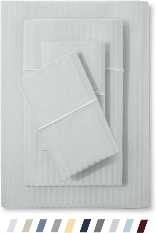 Feather & Stitch 500 TC Queen Size Damask Bed Sheet Set Review