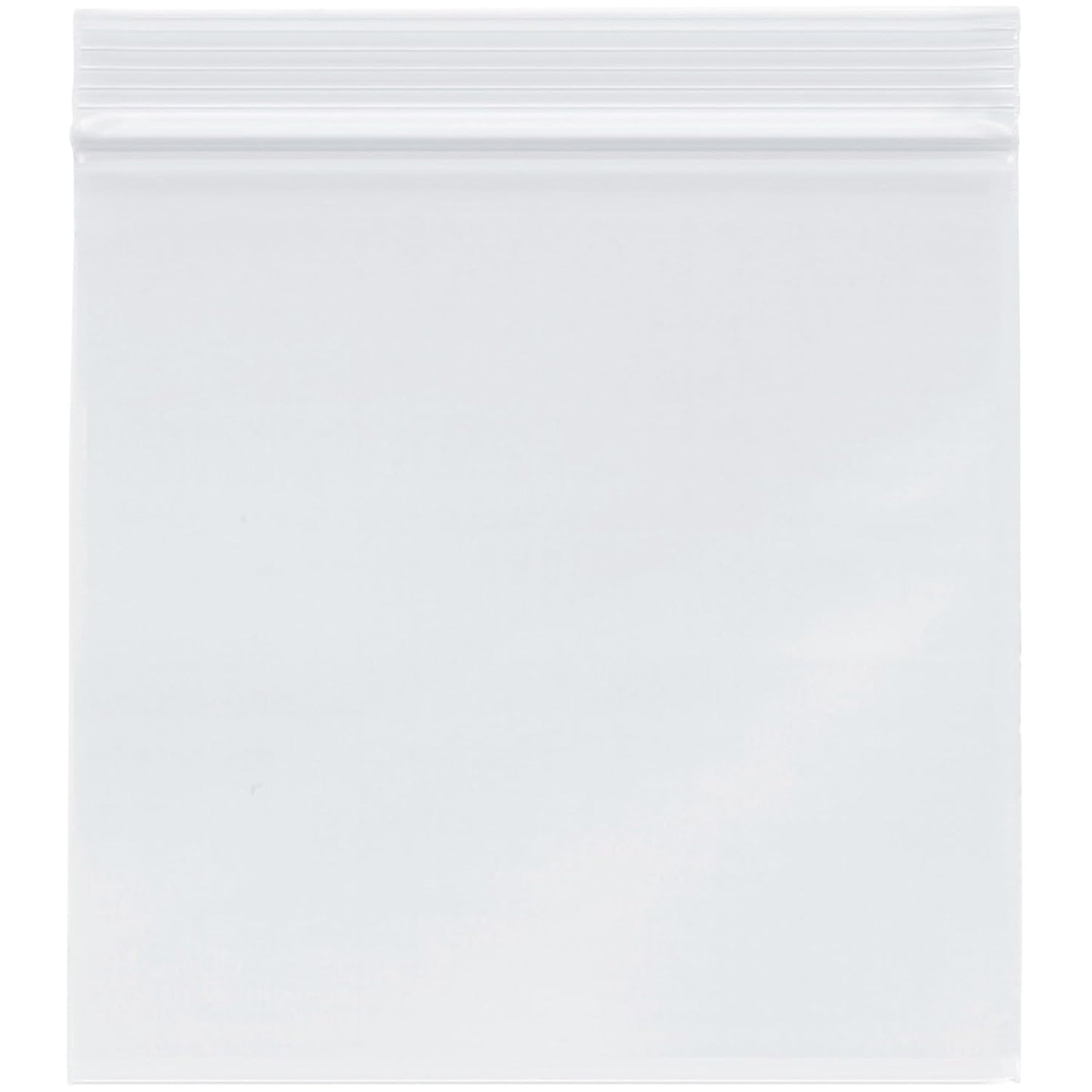 Plymor 6in x 6in Heavy Duty Zipper Reclosable Plastic Bags - 1,000
