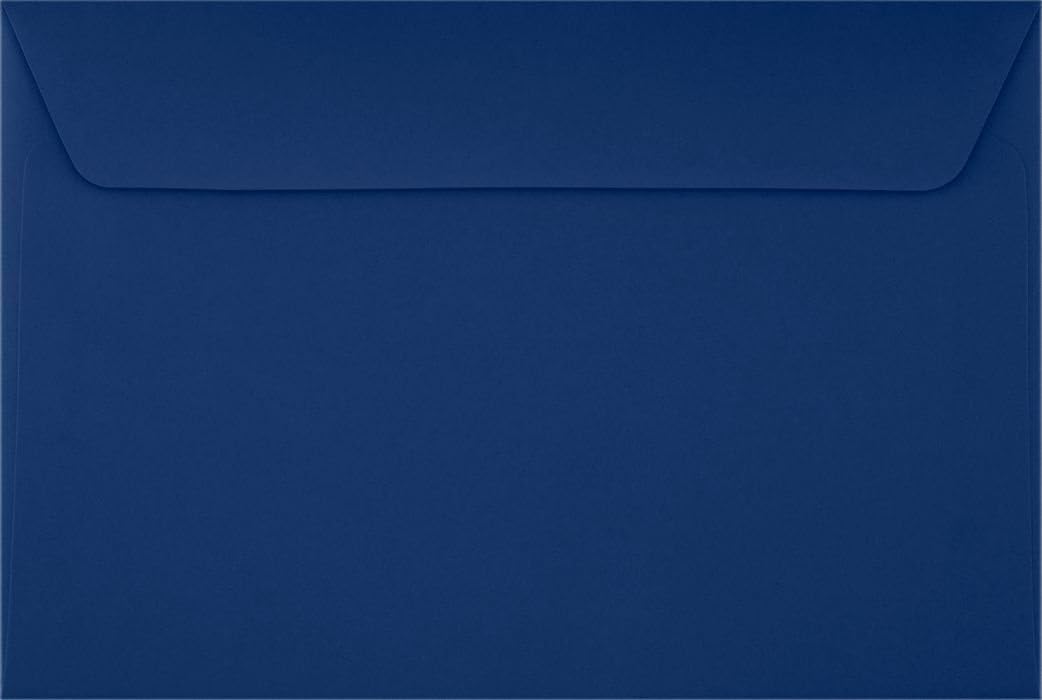 LUXPaper 6 x 9 Booklet Envelopes in Navy Blue for All Uses