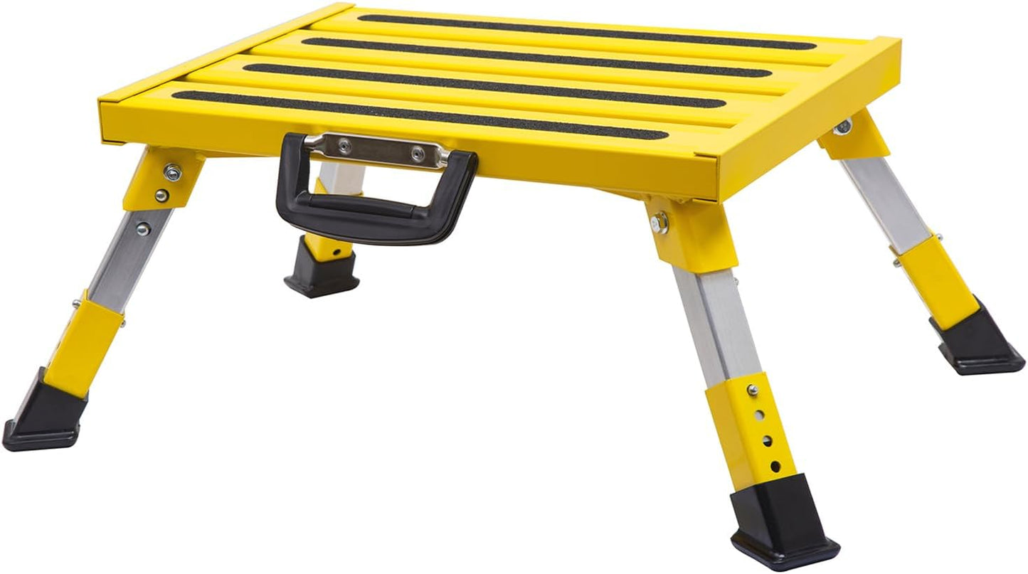 Homeon Wheels RV Steps: Portable, Foldable, Anti-Slip Safety
