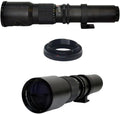 VIVITAR 500mm F8 Manual Focus Telephoto Lens - Lightweight Super