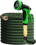 Expandable Garden Hose 100 FT - Lightweight Heavy Duty 3/4ft Brass