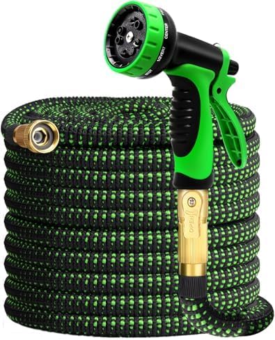 2024 Upgrade 100 FT Expandable Garden Hose with 10-Function Nozzle