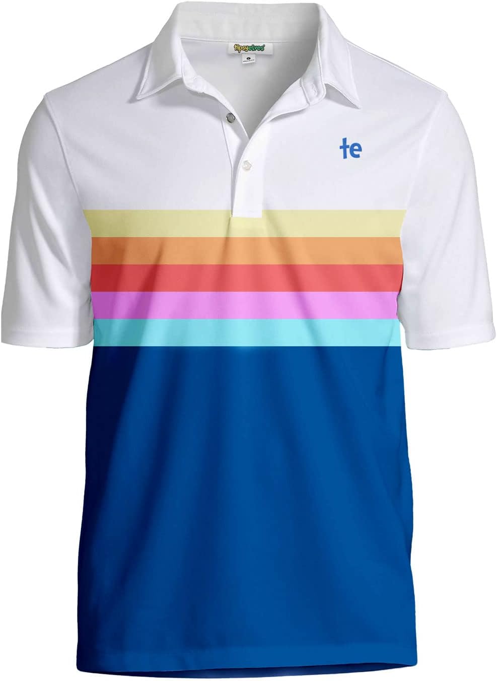 Tipsy Elves Golf Shirts for Men - Performance Athletic Fit Polos
