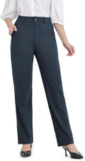Bamans Dress Pants Women Work Business Pants - Tummy (Style K13L)