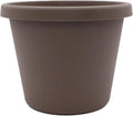 Prima Round Plastic Plant Pot 20 in Cappuccino - Lightweight, UV