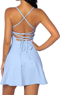 QINSEN Womens Tennis Dress with Shorts for Active Lifestyle
