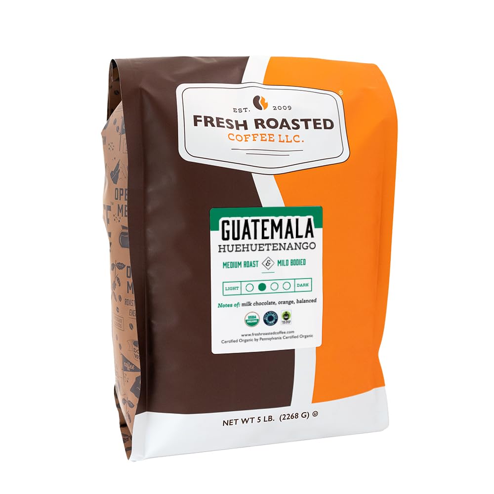 Organic Guatemala Coffee - Fresh Roasted Medium Roast 5 lb