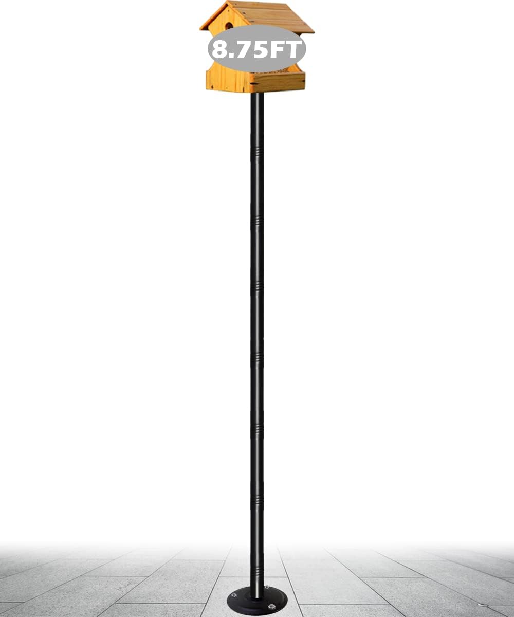 Premium Heavy-Duty Bird Feeder Pole Kit by Garbuildman